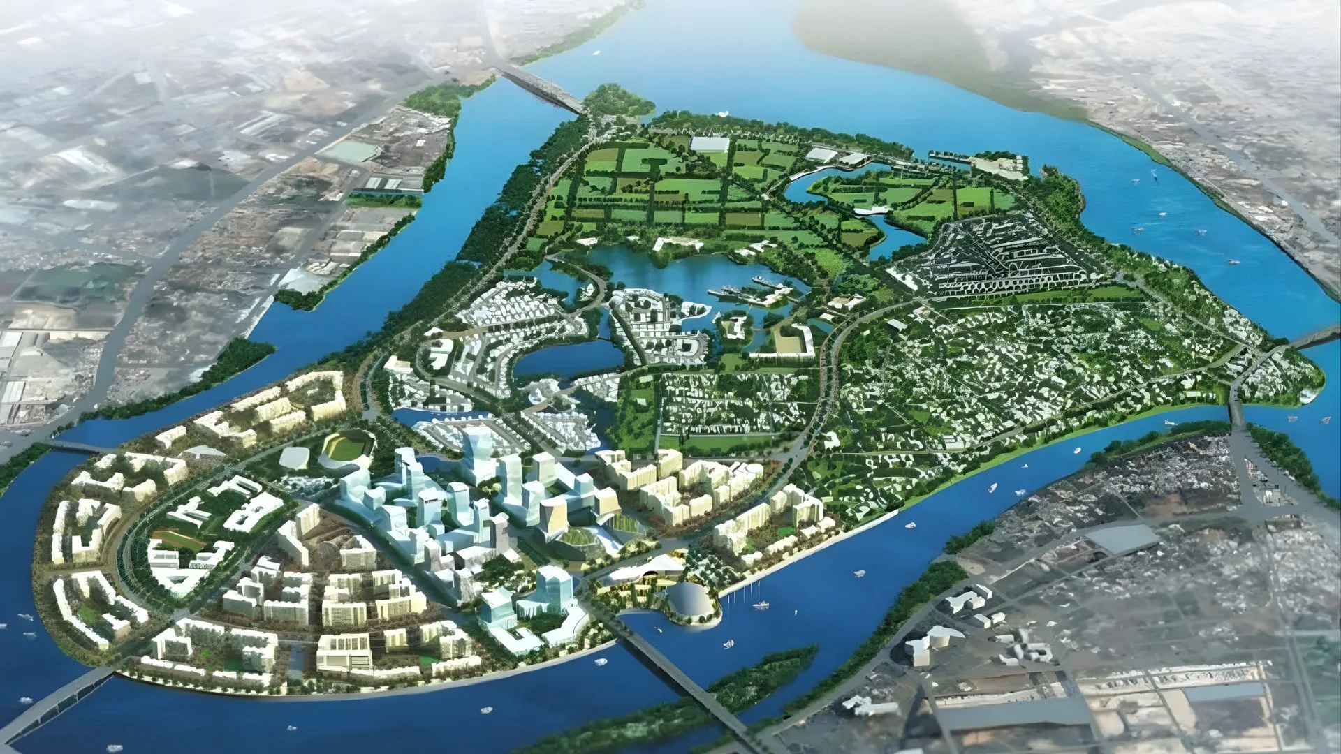 Phối cảnh tổng thể Sun Group Hiệp Hòa