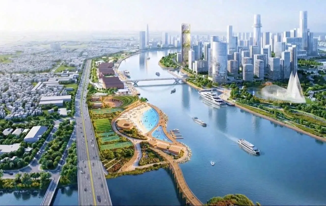 Vị trí phân khu 2C Thủ Thiêm, nơi Sun Group triển khai dự án Sun Thủ Thiêm